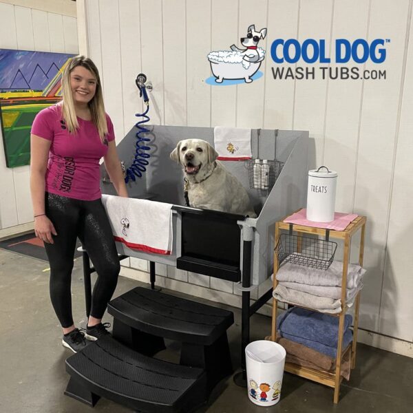 Dog Wash Tub - Polar Ice Tub With Dog Inside